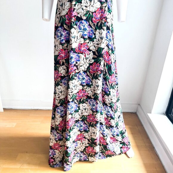Wayf Floral Wrap Maxi Dress Sleeveless M - Picture 7 of 12